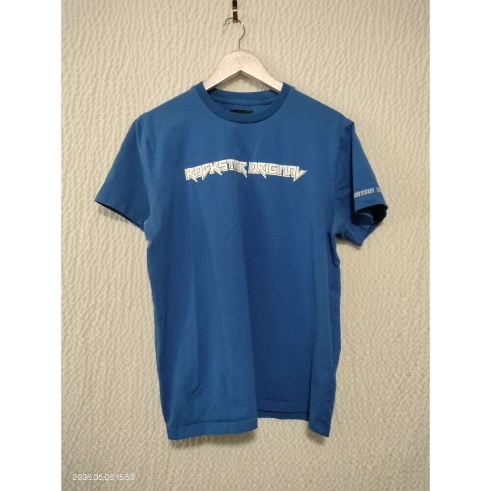Rockstar Original T-shirt Blue Sz Large Graphic Classic Cotton Blend